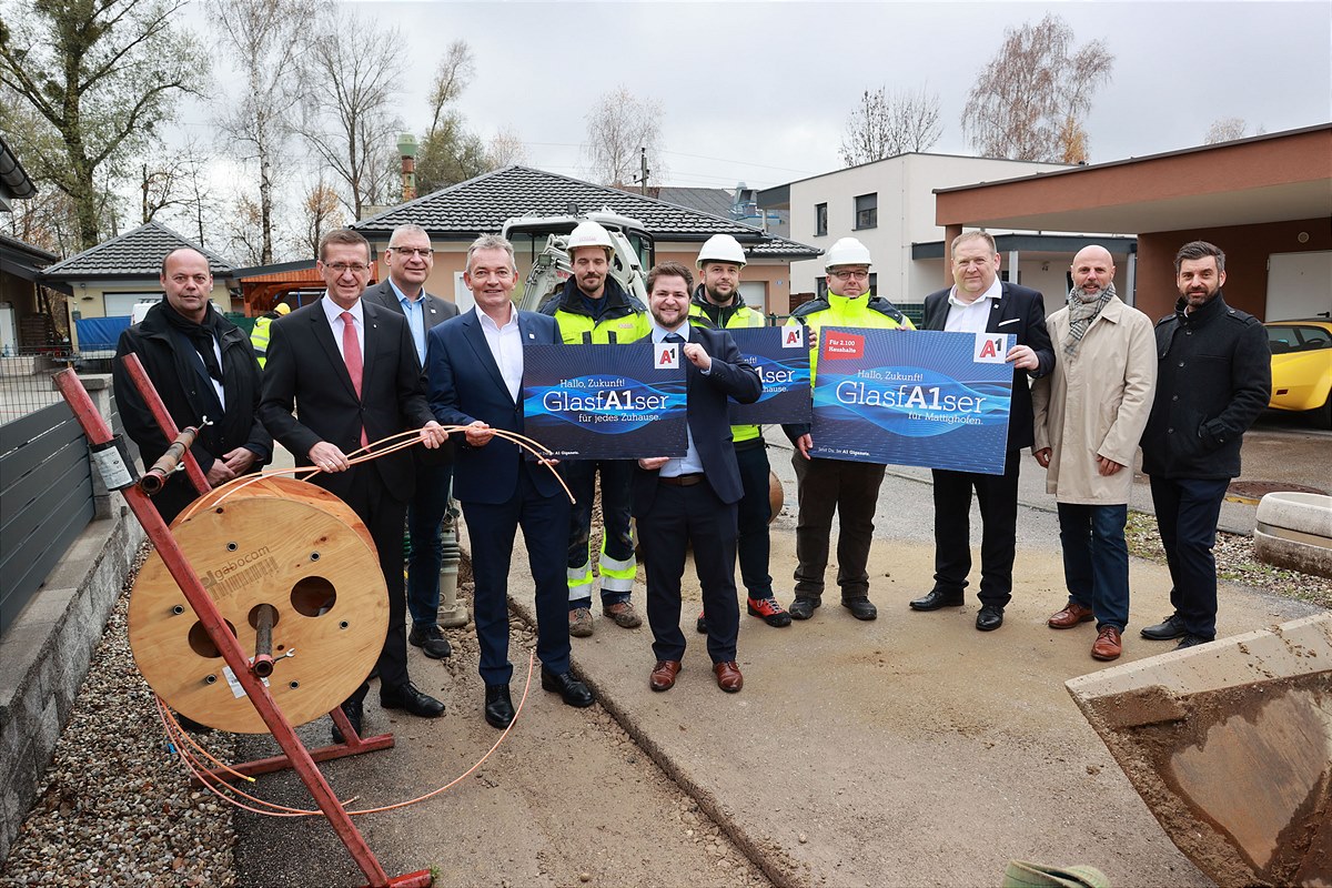 A1 Glasfaserausbau Mattighofen